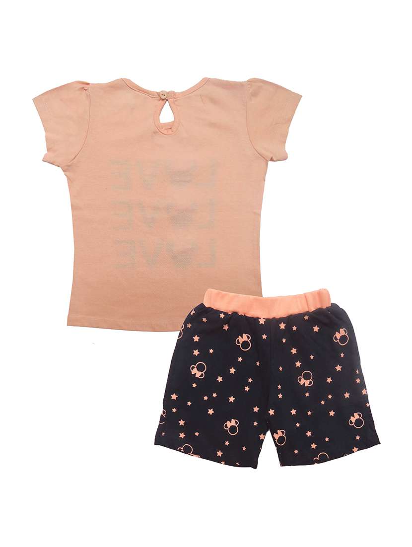 girls graphic printed shorts set - 21167912 -  Standard Image - 1