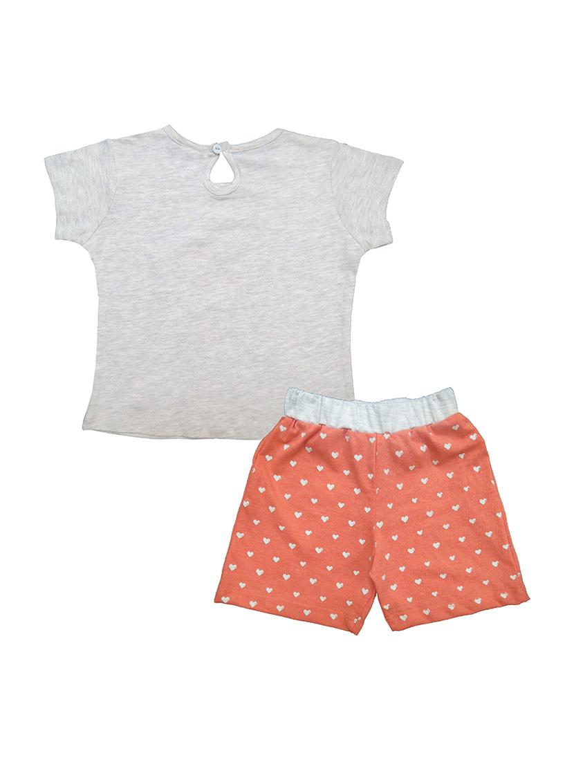 girls graphic printed shorts set - 21167915 - Standard Image - 1
