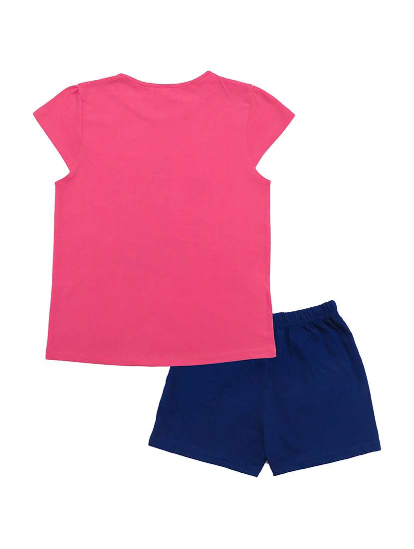 girls graphic printed shorts set - 21167934 -  Standard Image - 1