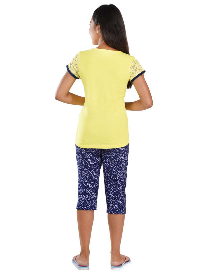 girls graphic printed capri set - 21167938 -  Standard Image - 1