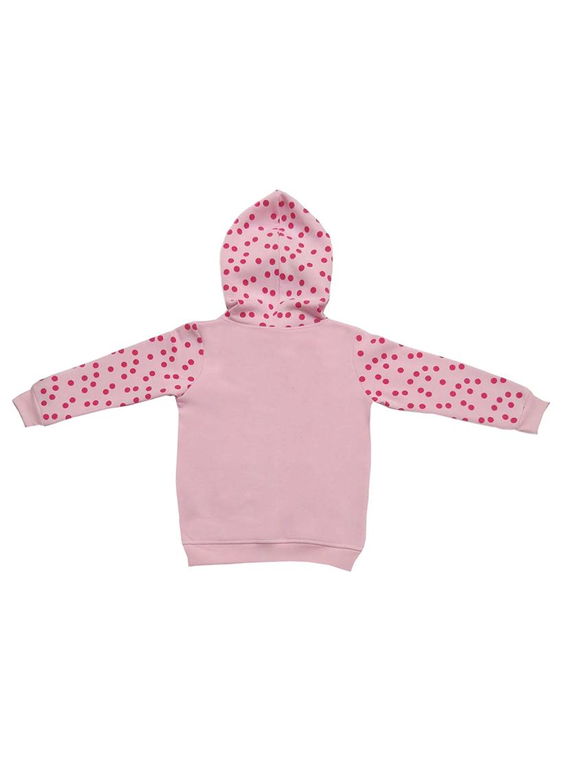 girls hood neck printed sweatshirt - 21168049 - Standard Image - 1