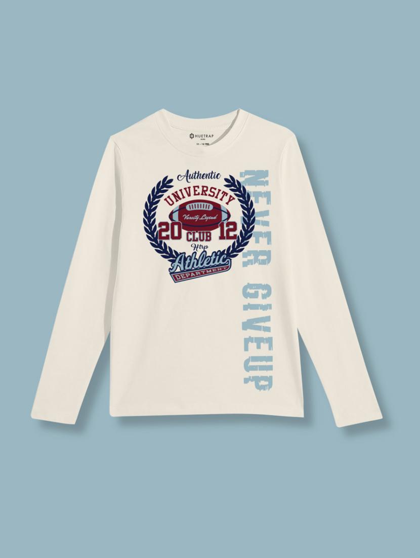 boys round neck printed t-shirt - 21168250 -  Standard Image - 1