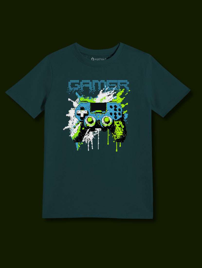 boys front print t-shirt - 21168259 -  Standard Image - 1