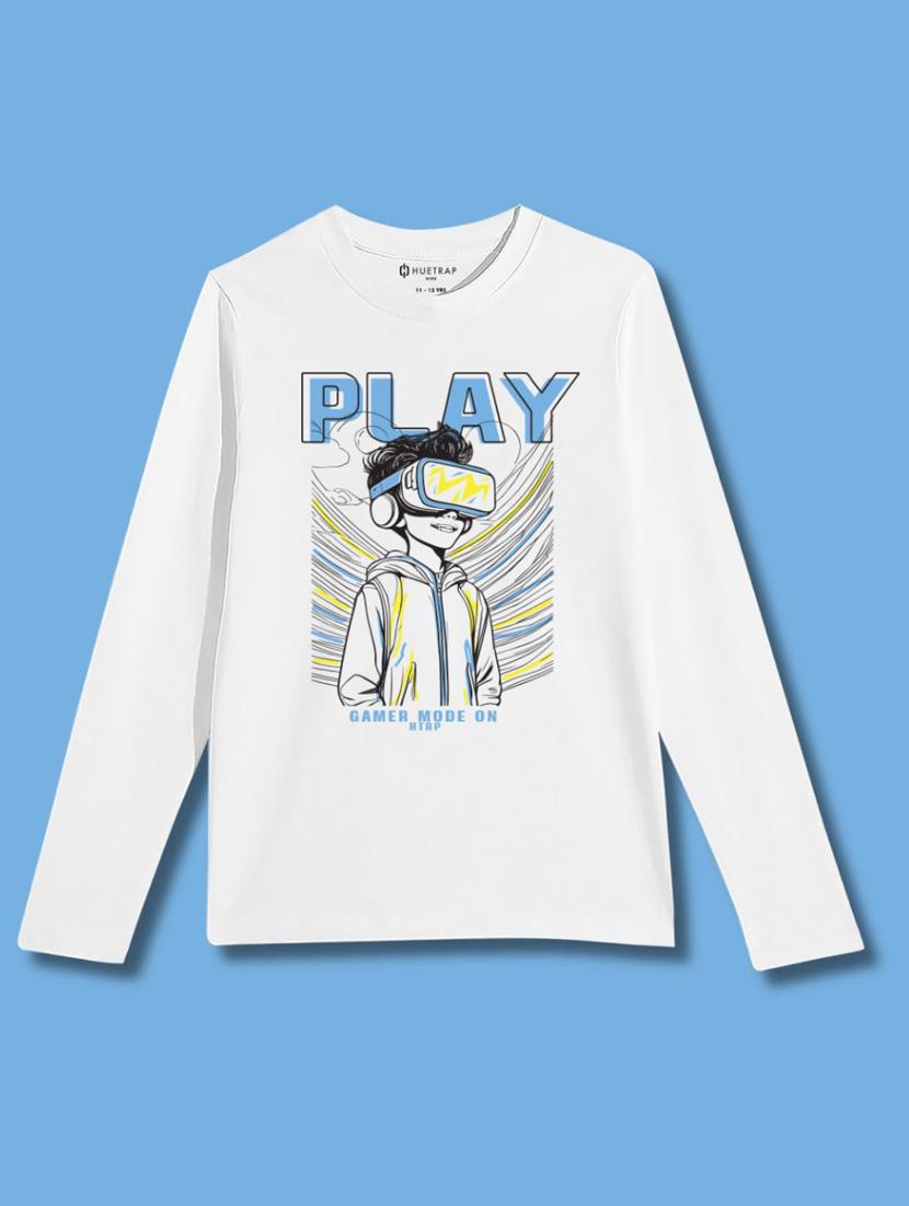 boys round neck printed t-shirt - 21168344 - Standard Image - 1