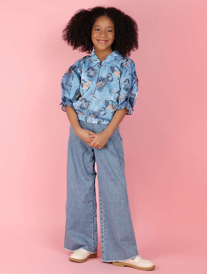 blue printed cotton top - 21168660 -  Standard Image - 4