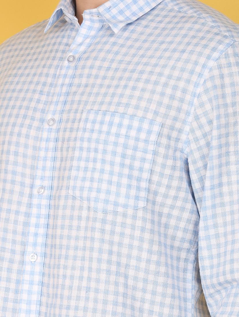 men checkered casual shirt - 21168898 - Standard Image - 4