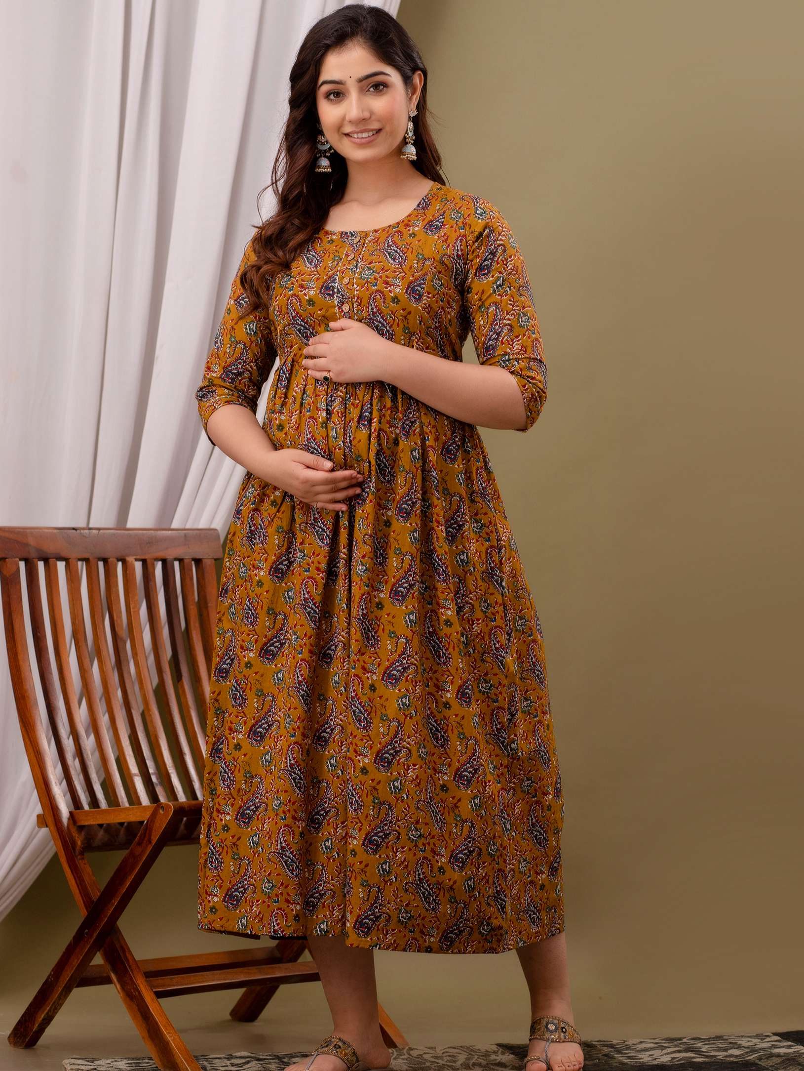 cotton maternity and feeding kurti  - 21169141 -  Standard Image - 4