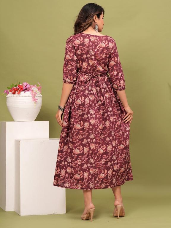 cotton maternity and feeding kurti - 21169142 - Standard Image - 4