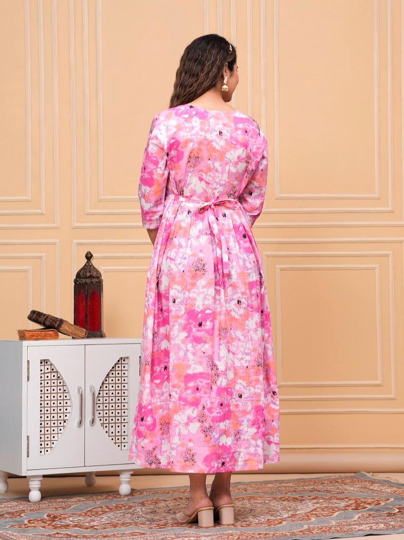 cotton maternity and feeding kurti - 21169792 - Standard Image - 4