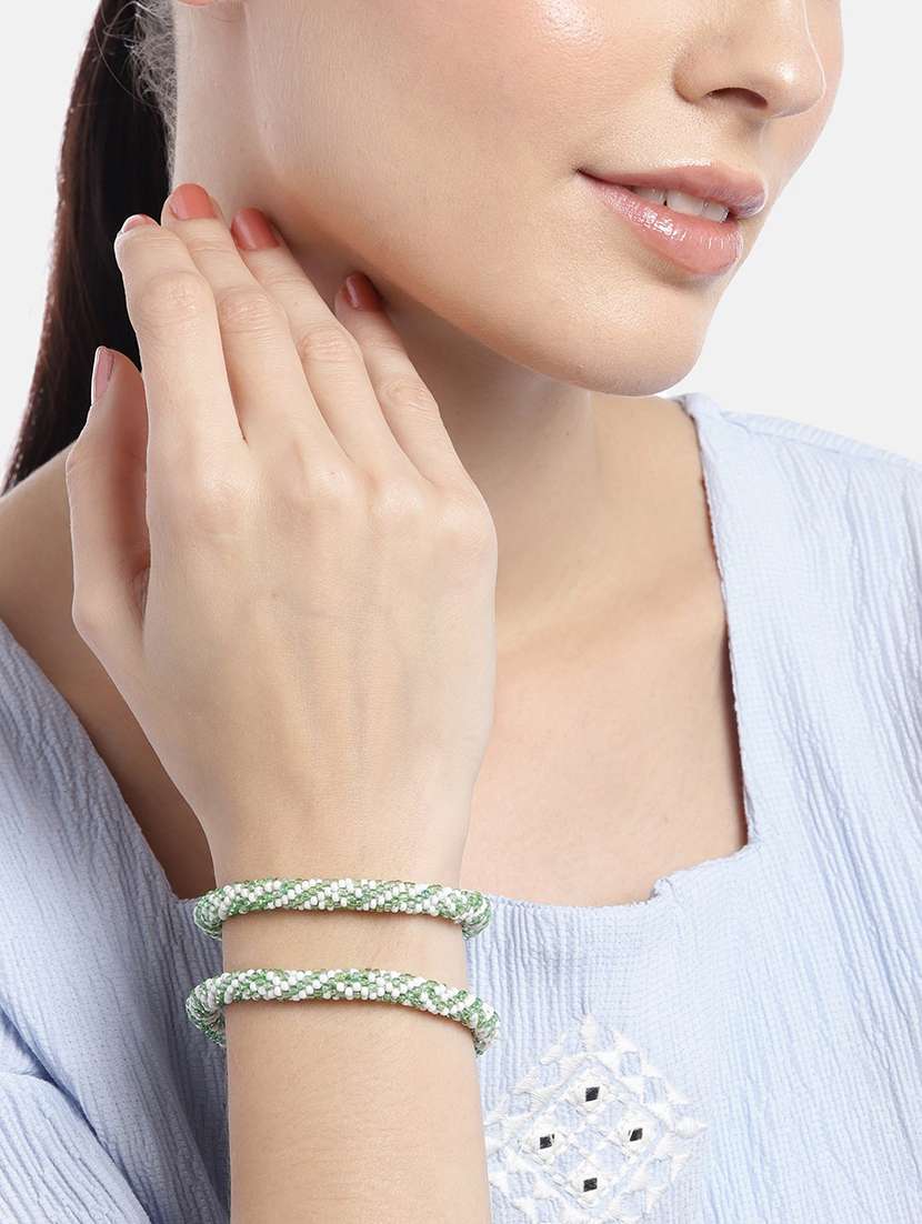 richeera women pack of 2 beaded bracelet - 21169978 - Standard Image - 4