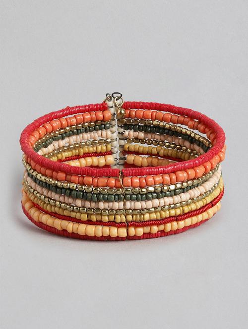 multi colored metal cuffs bracelet - 21169984 -  Standard Image - 0