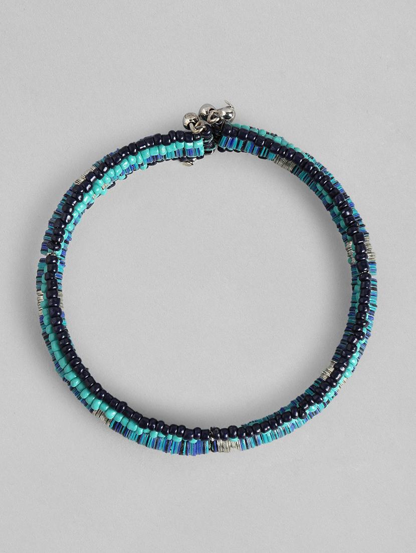blue metal cuffs bracelet - 21169985 - Standard Image - 1