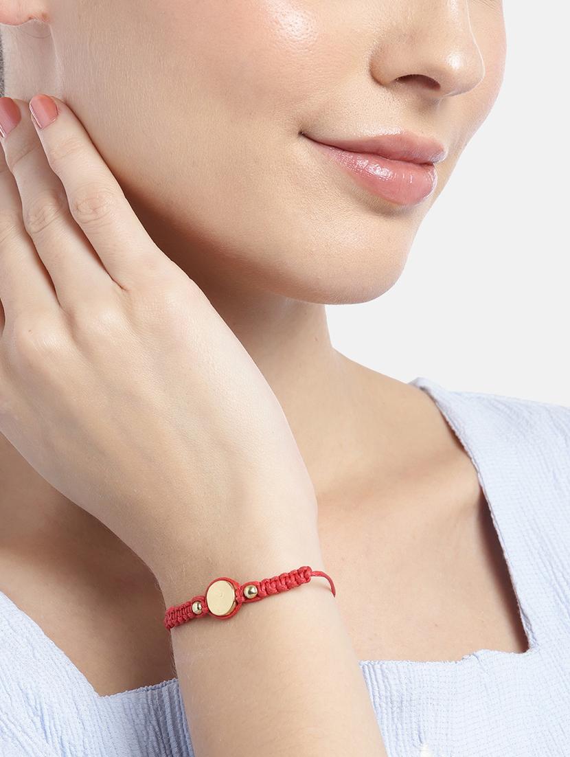 red metal links bracelet - 21169989 - Standard Image - 4