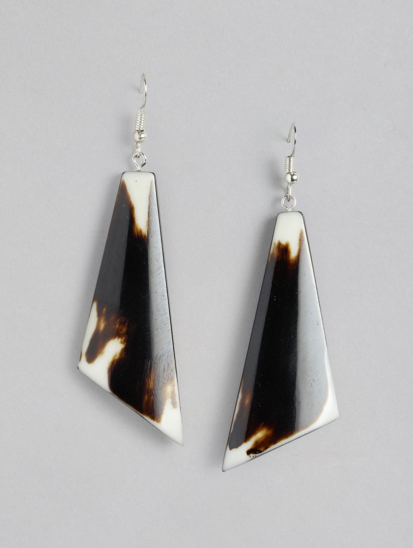  silver-plated teardrop shaped drop earrings - 21170002 -  Zoom Image - 0
