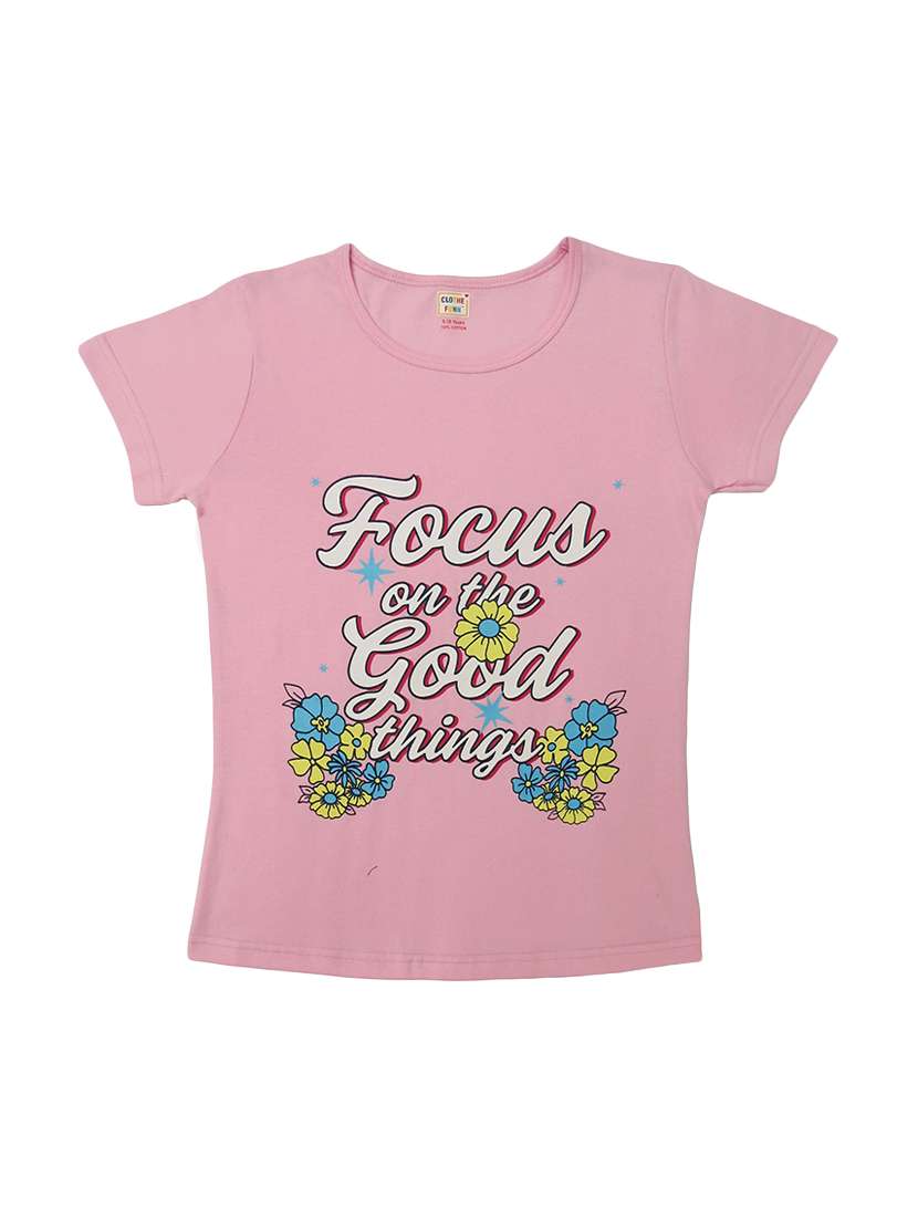 girls pack of 2 cotton tees - 21170169 - Standard Image - 1