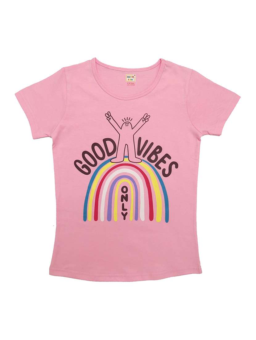 girls pack of 2 cotton tees - 21170172 -  Standard Image - 1