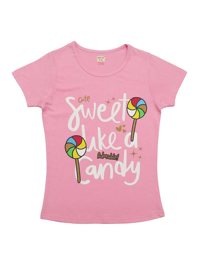 girls pack of 2 cotton tees - 21170175 - Standard Image - 1