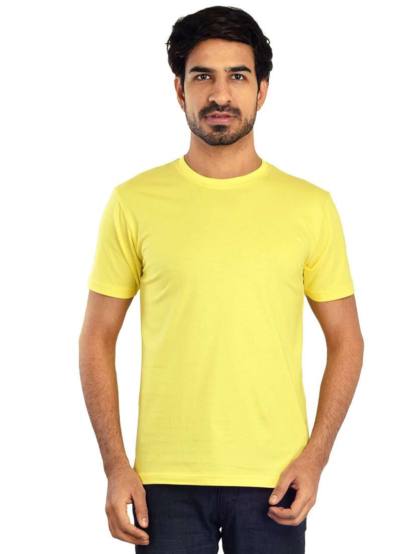 men round neck plain t-shirt - 21170189 - Zoom Image - 0
