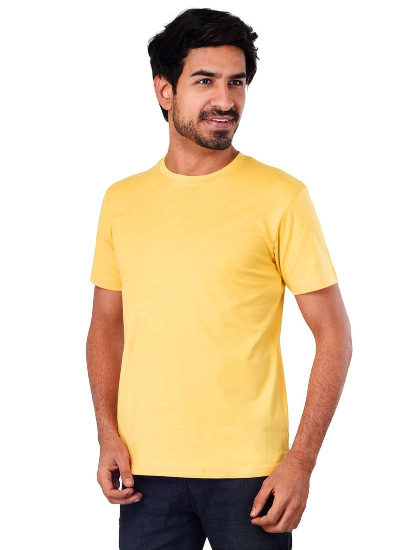 men round neck plain t-shirt - 21170192 -  Standard Image - 1