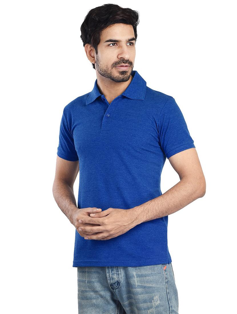 men polo neck plain t-shirt - 21170206 -  Standard Image - 1