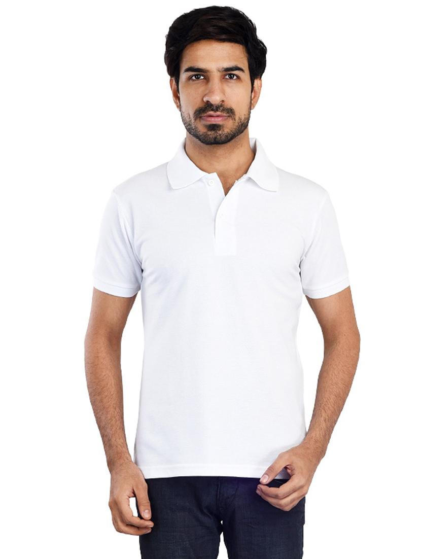 men polo neck plain t-shirt - 21170209 -  Zoom Image - 0