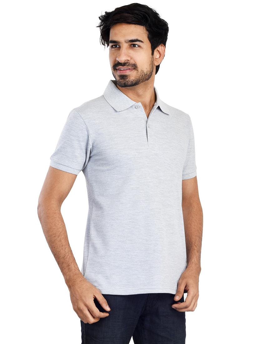 men polo neck plain t-shirt - 21170211 -  Standard Image - 1