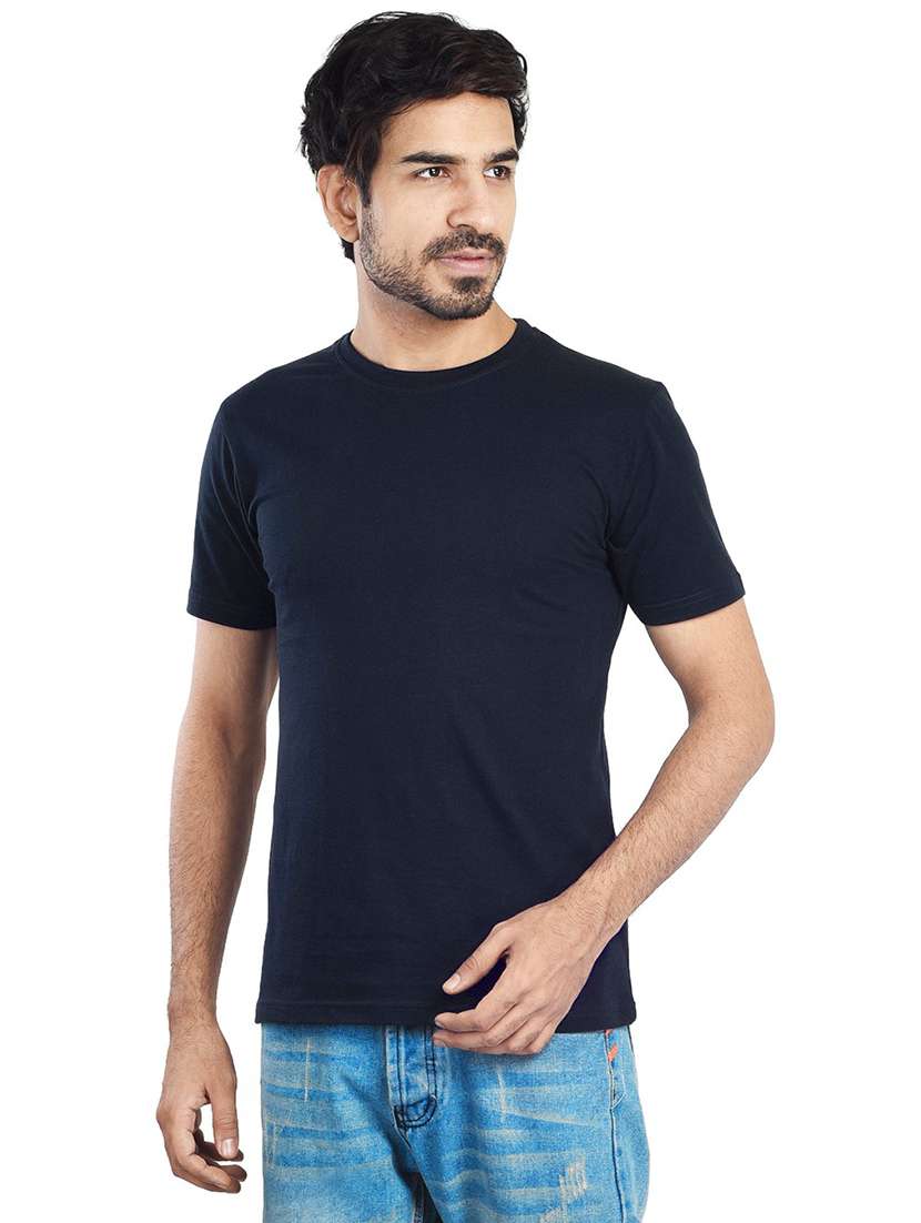 men round neck plain t-shirt - 21170226 -  Standard Image - 1