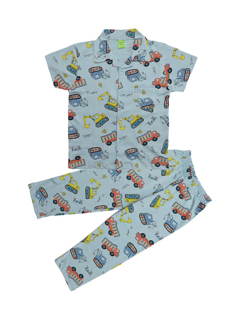 boys cotton pyjama nightwear set