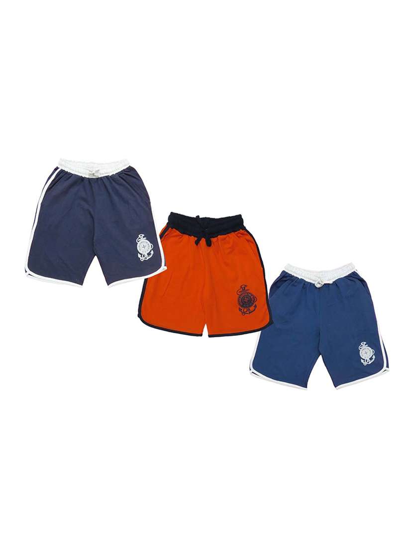 boys pack of 3 cotton shorts 