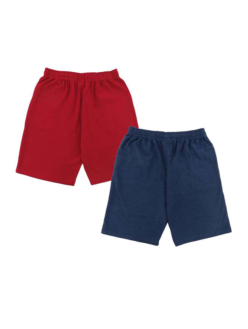 pack of 2 solids shorts - 21170271 - Standard Image - 1