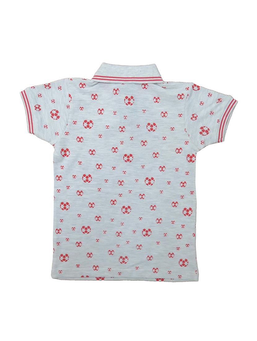 boys printed cotton polo t-shirt - 21170277 - Standard Image - 1