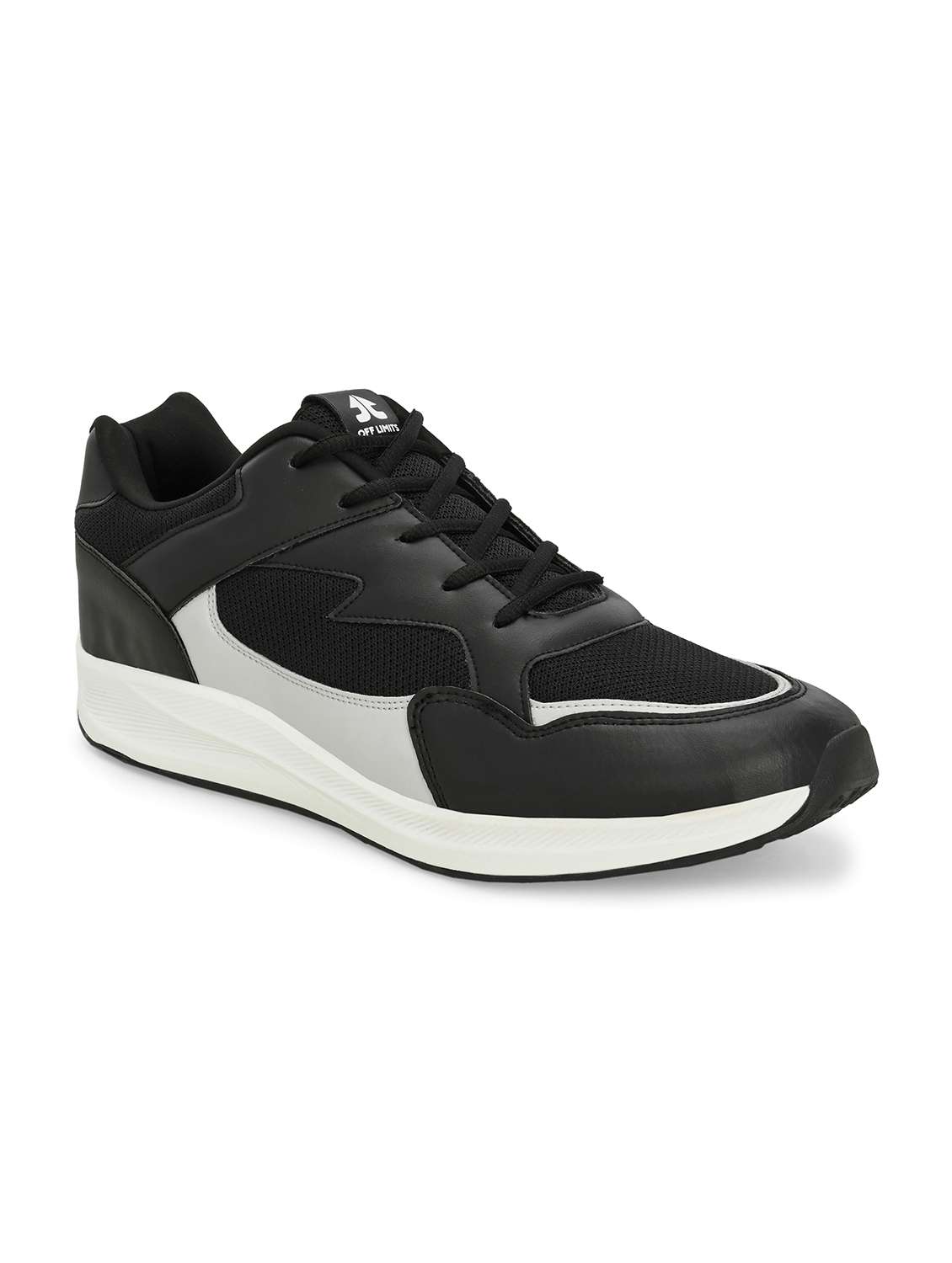 men solid lace up sport shoe - 21170393 -  Standard Image - 1