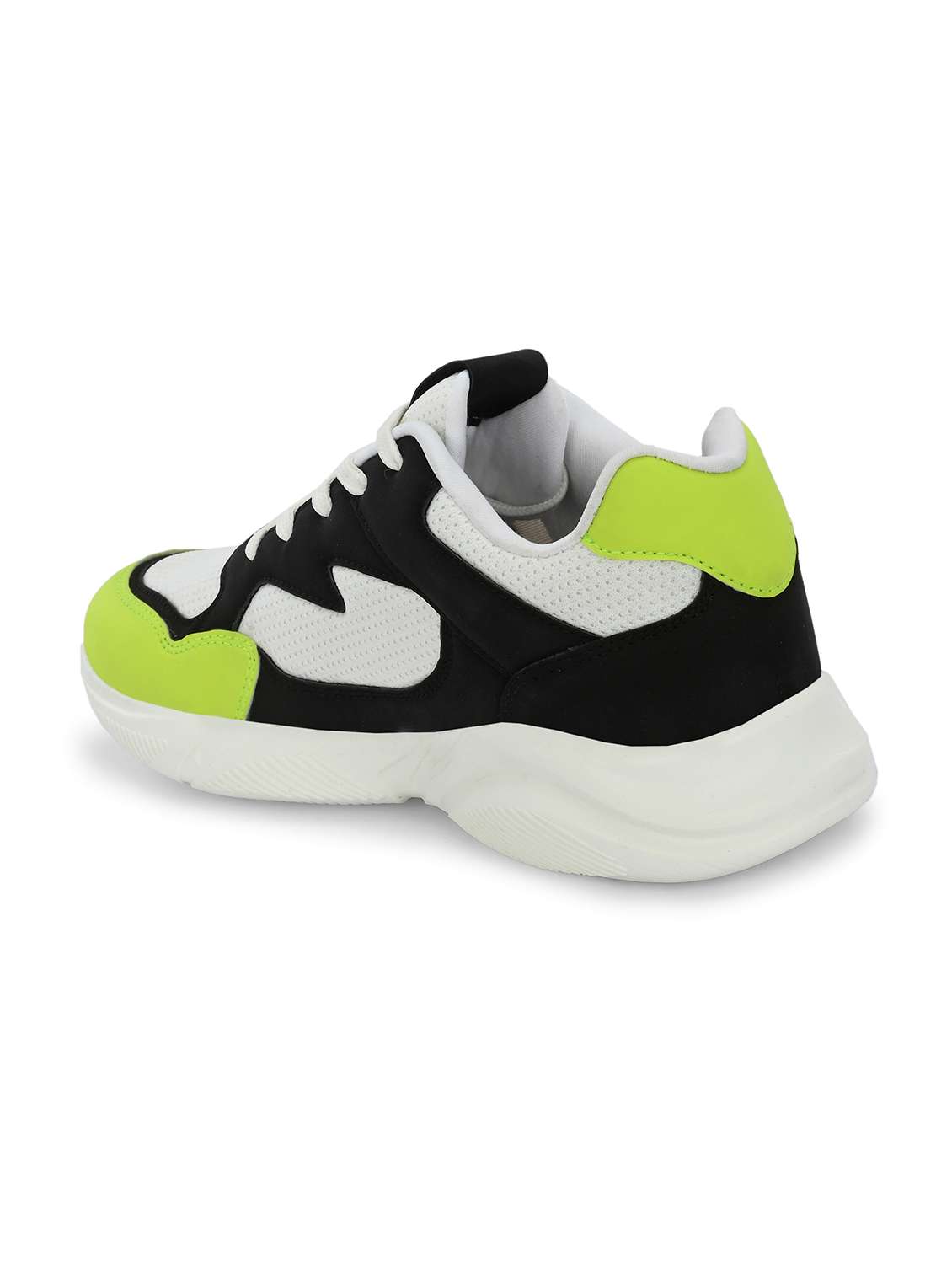 Multi Colored Mesh Laceup Sports Shoes