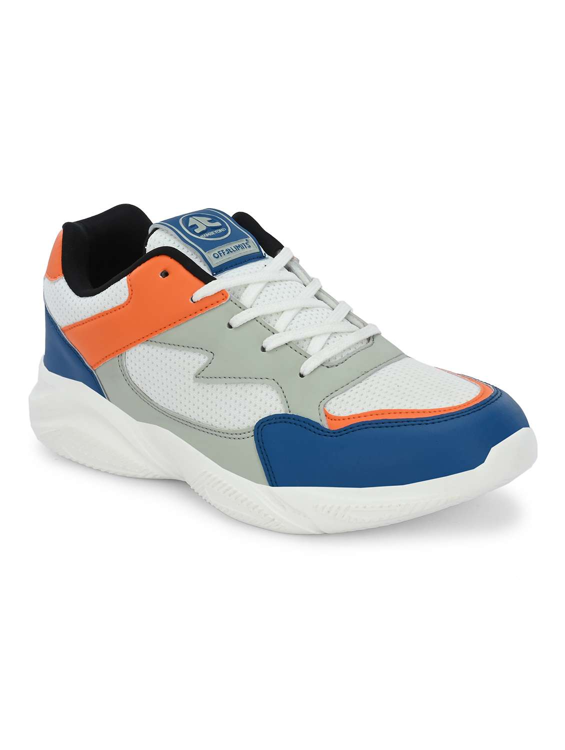 Multi Colored Mesh Laceup Sports Shoes