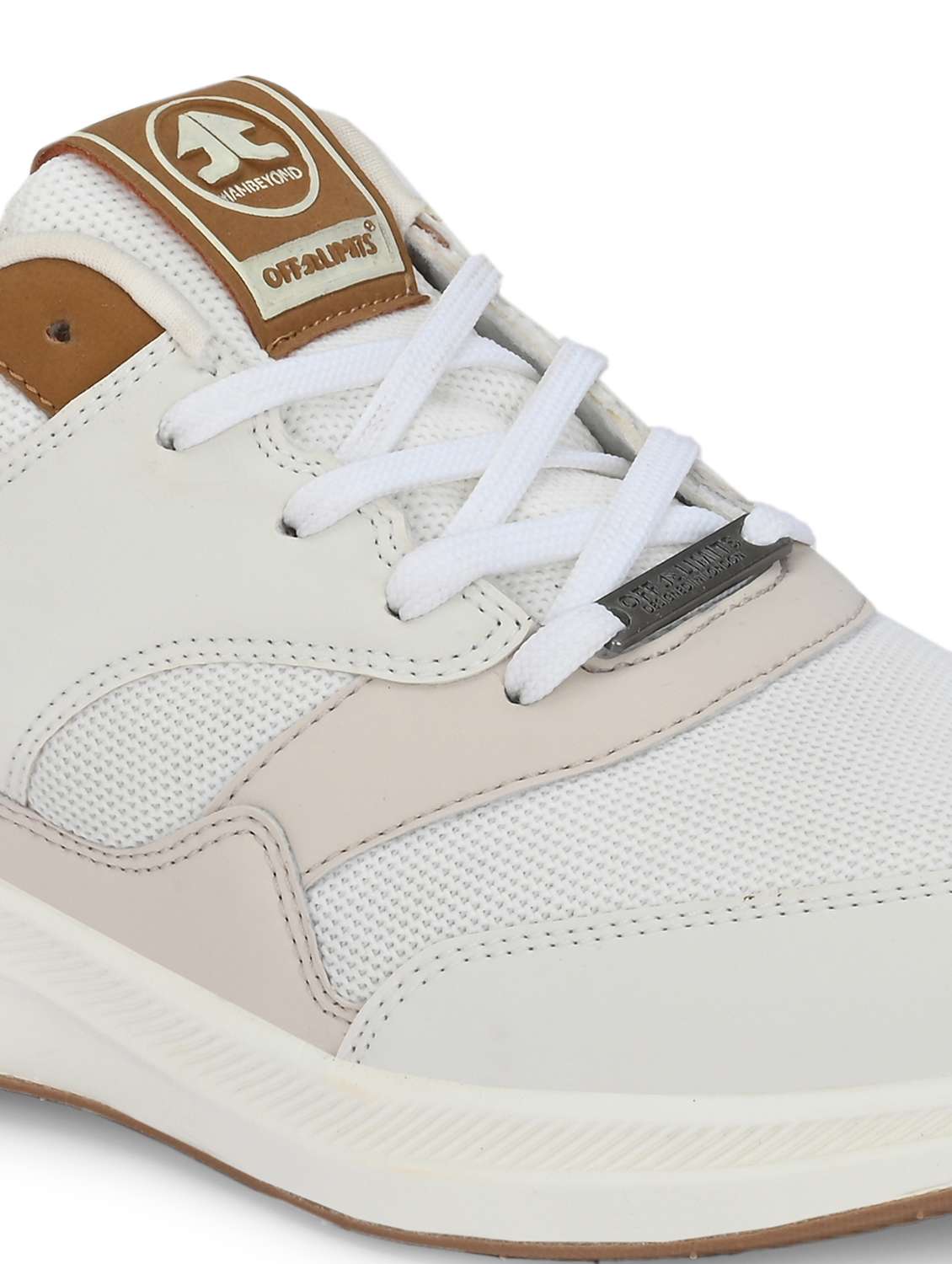 multi colored synthetic & mesh laceup sports shoes - 21170444 -  Standard Image - 6