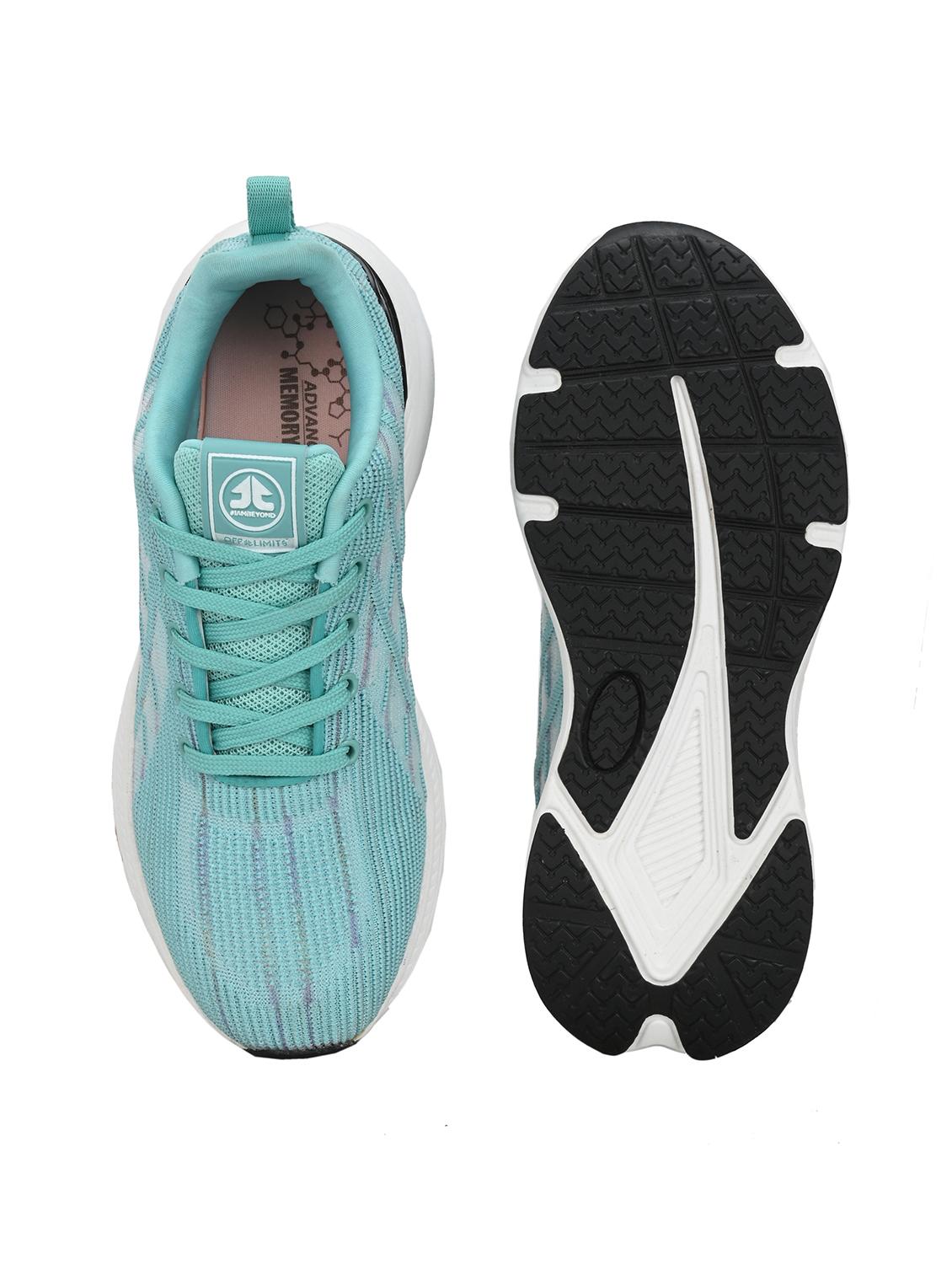 blue flyknit laceup sports shoes - 21170447 - Standard Image - 6