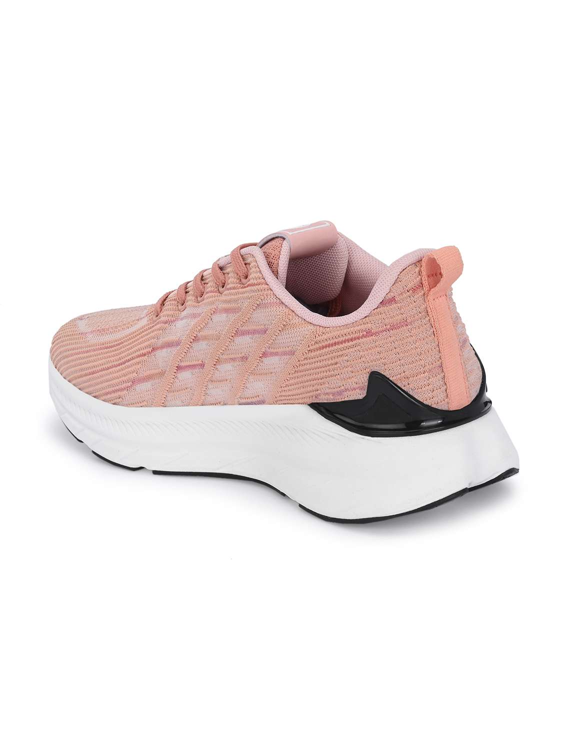peach flyknit laceup sports shoes - 21170448 -  Standard Image - 4