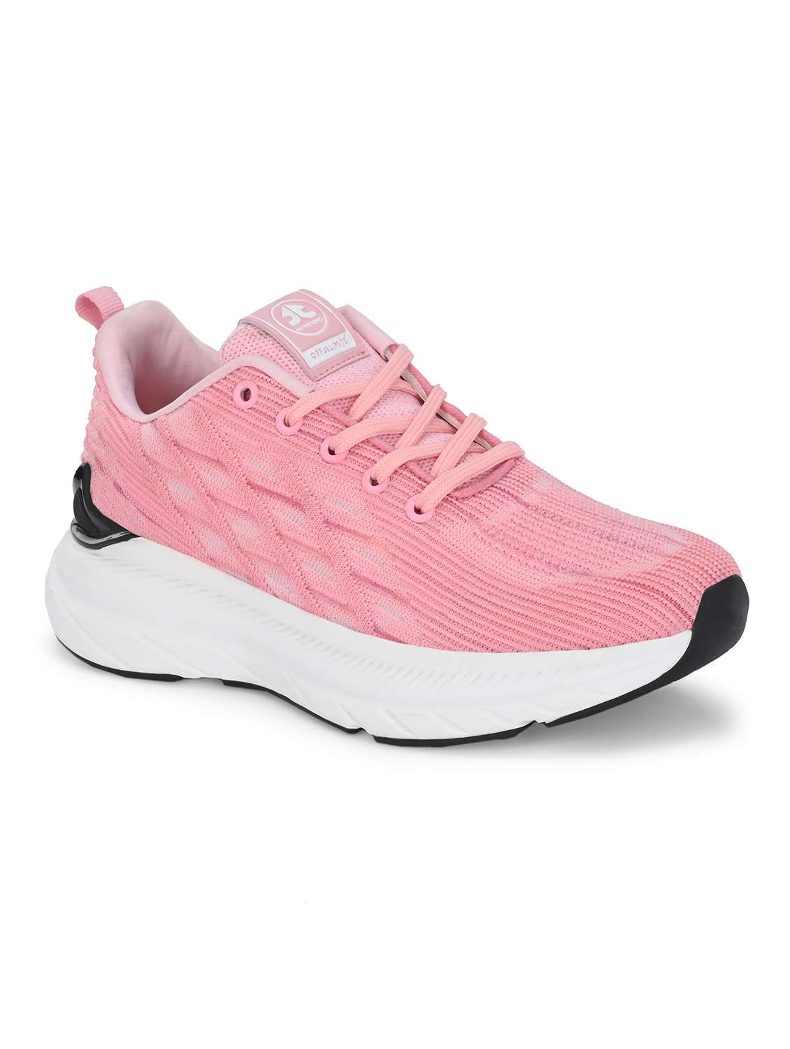 pink flyknit laceup sports shoes - 21170449 -  Standard Image - 1