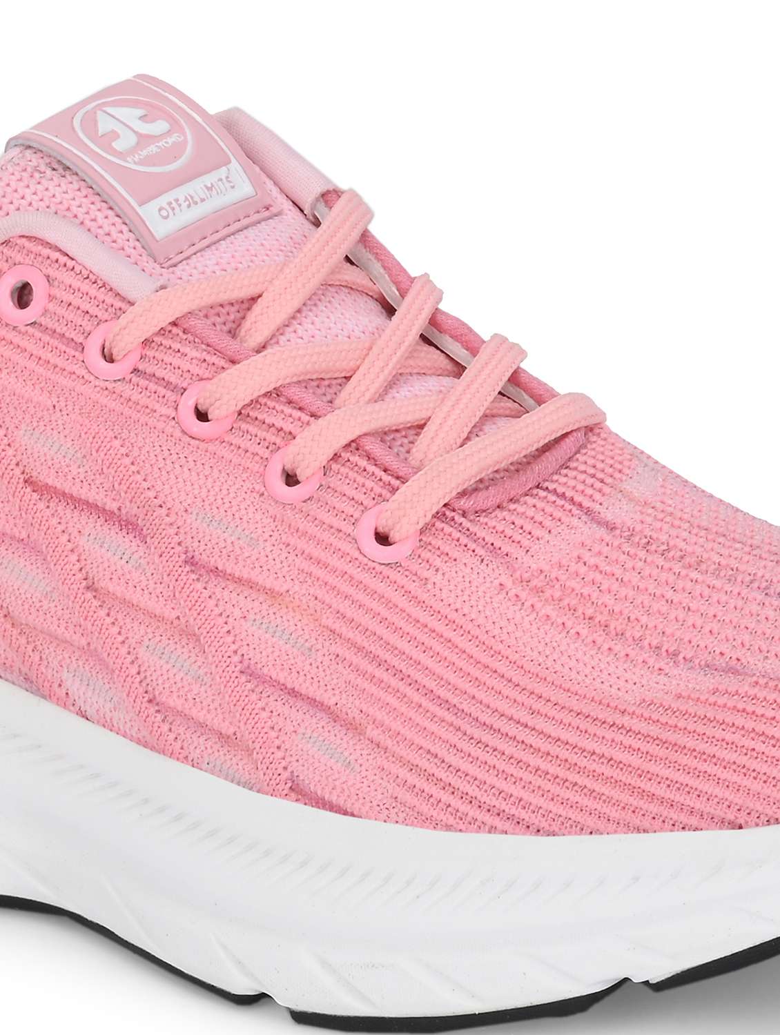 pink flyknit laceup sports shoes - 21170449 -  Standard Image - 6