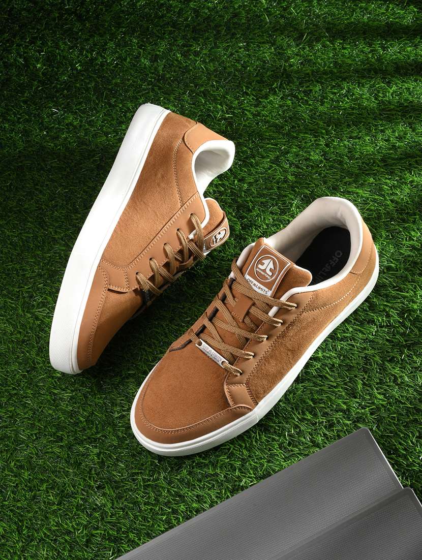 tan velvet lace up sneakers