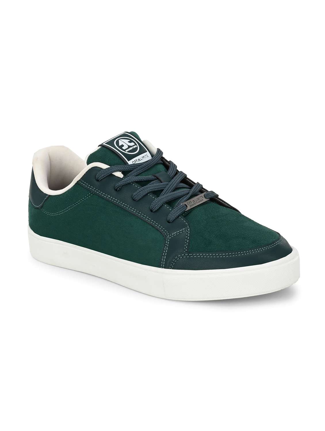 men solid lace up sneaker - 21170505 -  Standard Image - 1