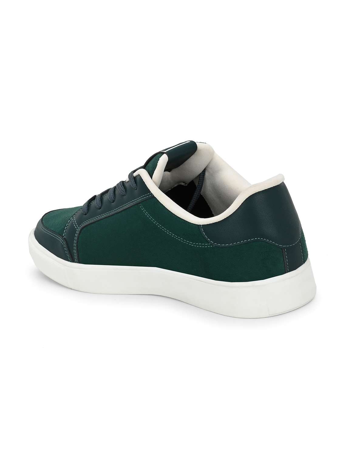 men solid lace up sneaker - 21170505 -  Standard Image - 4