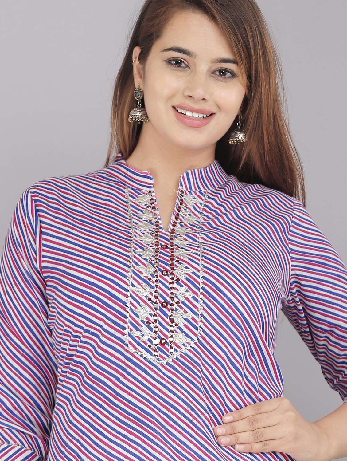 women printed straight kurta - 21170881 - Standard Image - 4
