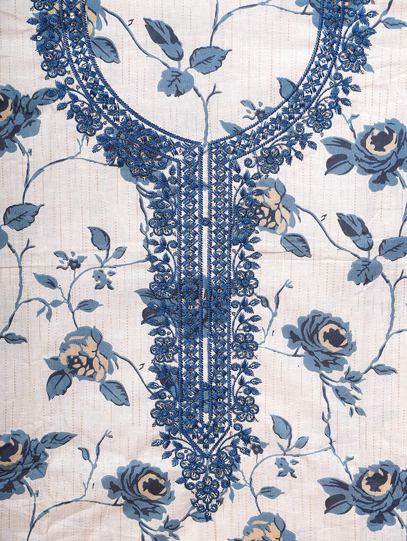 printed unstitched suit set - 21171912 - Standard Image - 1