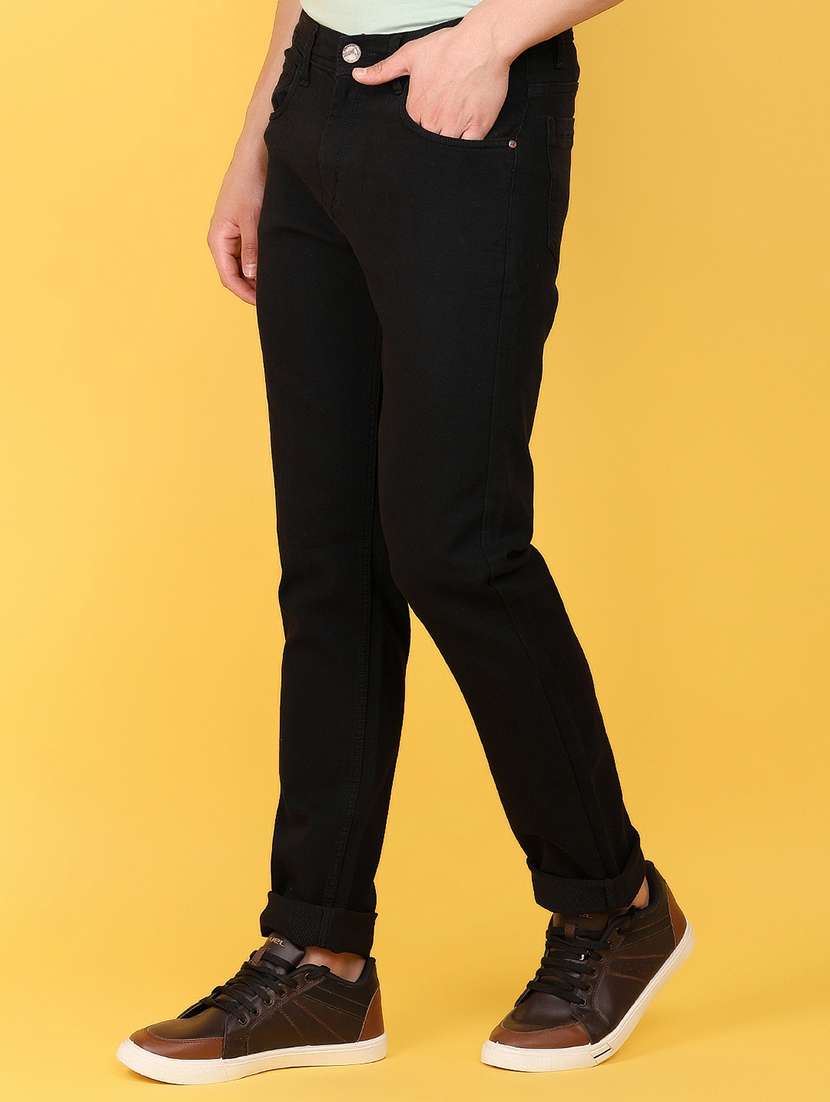 black denim jeans - 21172095 -  Standard Image - 1