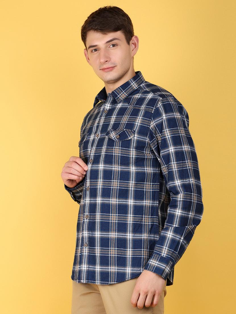 men checkered casual shirt - 21172238 -  Standard Image - 1