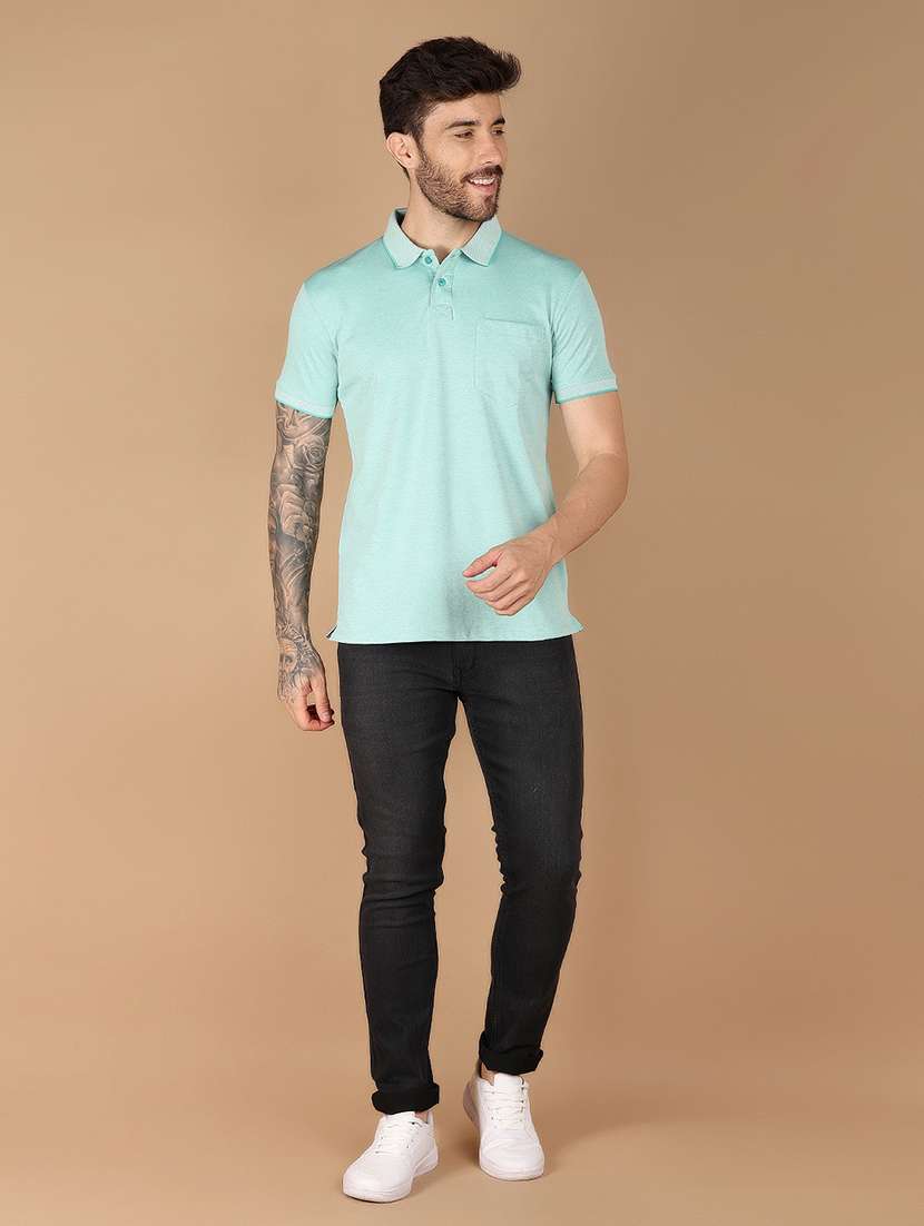 men mid rise slim fit plain jeans - 21172414 -  Standard Image - 4