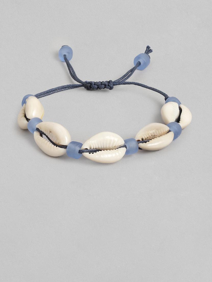 blue metal beaded bracelet - 21173224 -  Zoom Image - 0