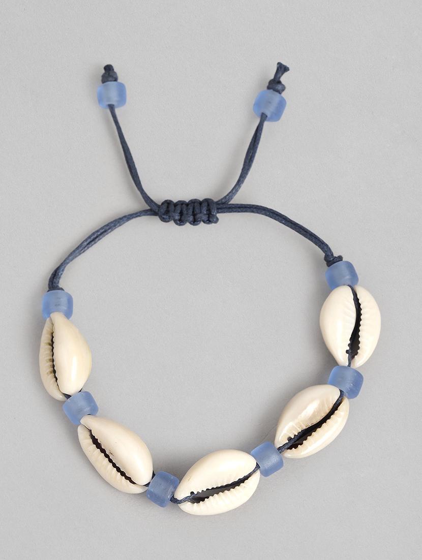 blue metal beaded bracelet - 21173224 -  Standard Image - 1