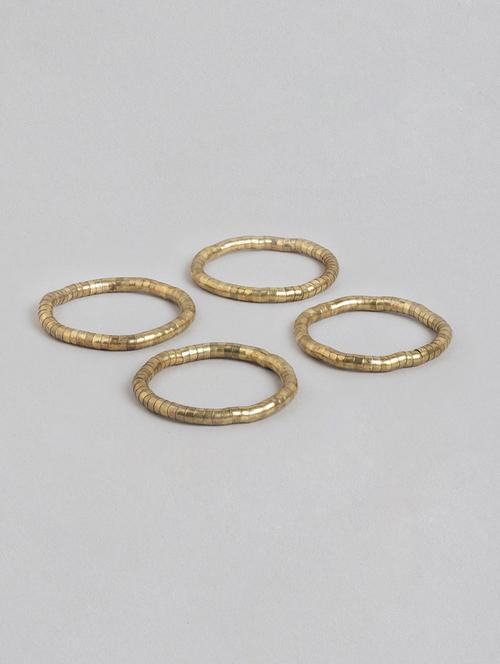gold metal bangle bracelet - 21173232 - Standard Image - 0